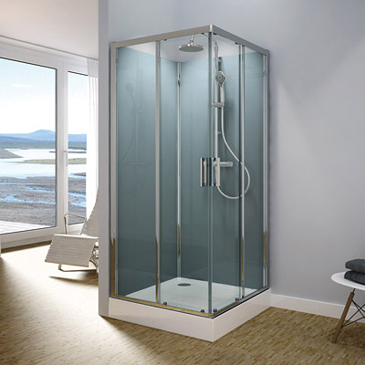 Sprchový box SanSwiss - MODUL 1400 - ŠTVORCOVÁ VANIČKA - TOPAC